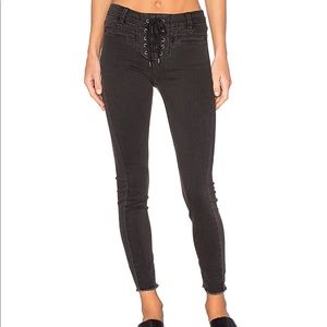 Amuse Society Lace Up Jeans